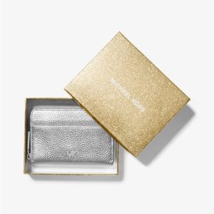 Michael Kors Brieftasche Mott Silber
